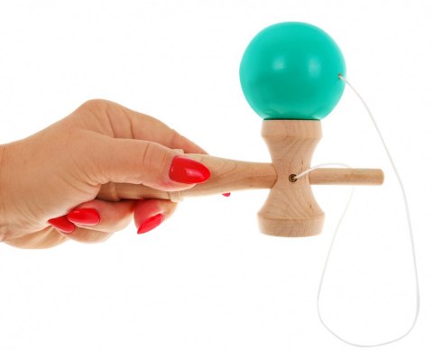 Zręcznościowa gra Kendama dla dzieci 3+ i dorosłych Drewniana zabawka + Zielona kulka Zręcznościowa gra Kendama dla dzieci 3+ i dorosłych Drewniana zabawka + Zielona kulka