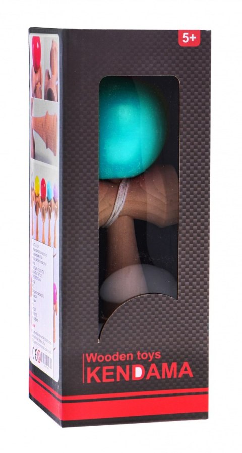 Zręcznościowa gra Kendama dla dzieci 3+ i dorosłych Drewniana zabawka + Zielona kulka Zręcznościowa gra Kendama dla dzieci 3+ i dorosłych Drewniana zabawka + Zielona kulka