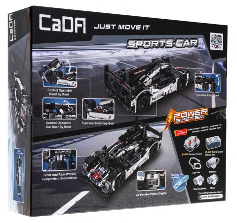 Klocki techniczne CaDA 1586 el. Autko sportowe 919 SPORTS-CAR dla dzieci 8+ Klocki techniczne CaDA 1586 el. Autko sportowe 919 SPORTS-CAR dla dzieci 8+