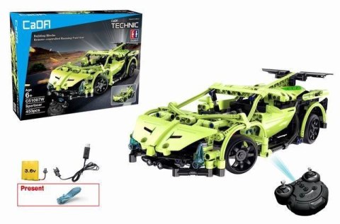 Klocki techniczne CaDA 453 el. Zdalnie sterowane auto sportowe dla dzieci 6+ Klocki techniczne CaDA 453 el. Zdalnie sterowane auto sportowe dla dzieci 6+