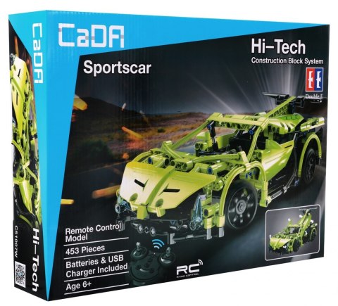 Klocki techniczne CaDA 453 el. Zdalnie sterowane auto sportowe dla dzieci 6+ Klocki techniczne CaDA 453 el. Zdalnie sterowane auto sportowe dla dzieci 6+