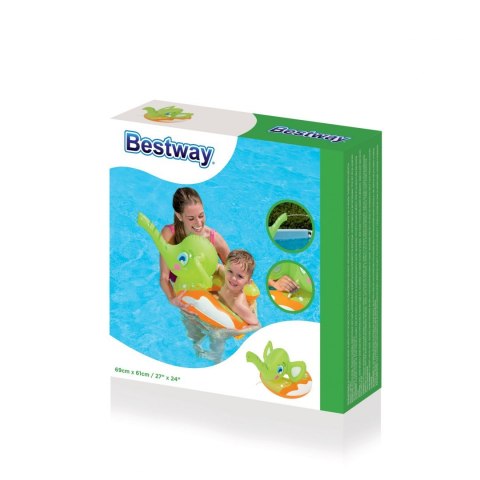 Kółko Do Pływania Słonik Tryskający Wodą BESTWAY Zielo