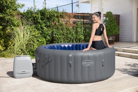 Santorini Lay-Z-Spa HydroJet Pro Ogrodowe Jacuzzi BESTWAY 7-osobowe + Pompa + LED + 5 Poduszek