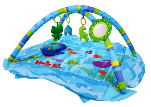 Mata Leżanka Dla Maluszka Niebieska