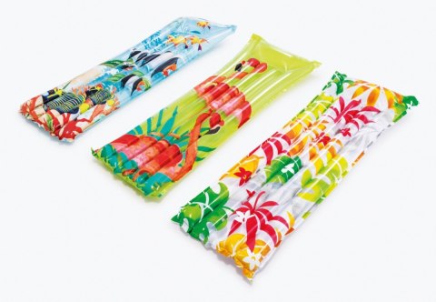 Materac Plażowy 183 x 69 cm INTEX Biały Materac Plażowy 183 x 69 cm INTEX Biały