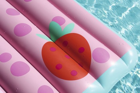 Materac Plażowy 190 99 cm BESTWAY Różowy