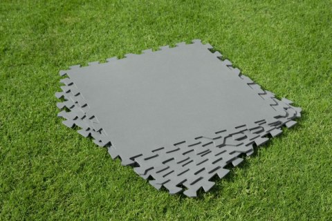 Piankowa Mata pod basen ogrodowy Szary 9 szt. 50x50cm BESTWAY Piankowa Mata pod basen ogrodowy Szary 9 szt. 50x50cm BESTWAY